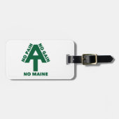Appalachian Trail No Pain No Gain No Maine Bagagelabel (Voorkant horizontaal)