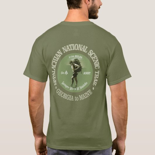 Appalachian Trail (o) T-shirt (Achterkant)