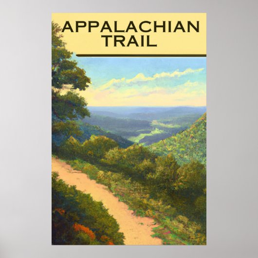 Appalachian Trail Overlook Poster (Voorkant)