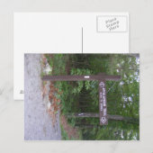 appalachian trail pennsylvania zuidberg briefkaart (Voorkant / Achterkant)