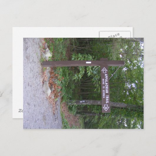 appalachian trail pennsylvania zuidberg briefkaart (Voorkant / Achterkant)