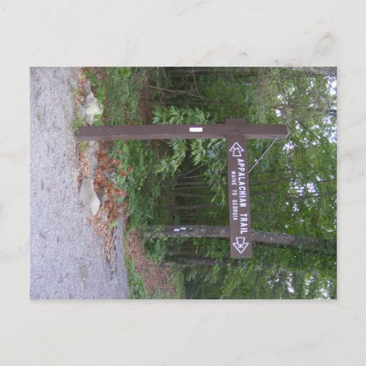 appalachian trail pennsylvania zuidberg briefkaart (Voorkant)