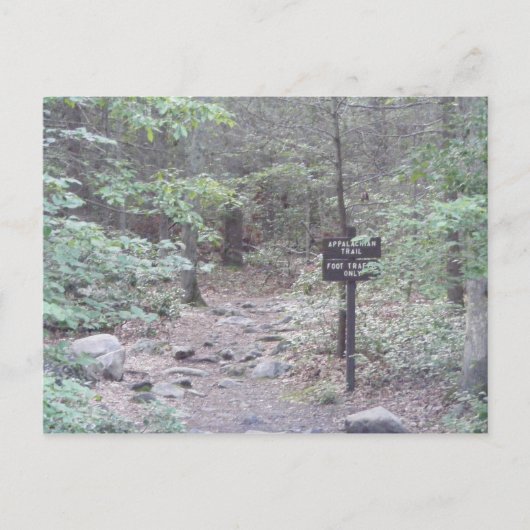 appalachian trail pennsylvania zuidberg briefkaart (Voorkant)