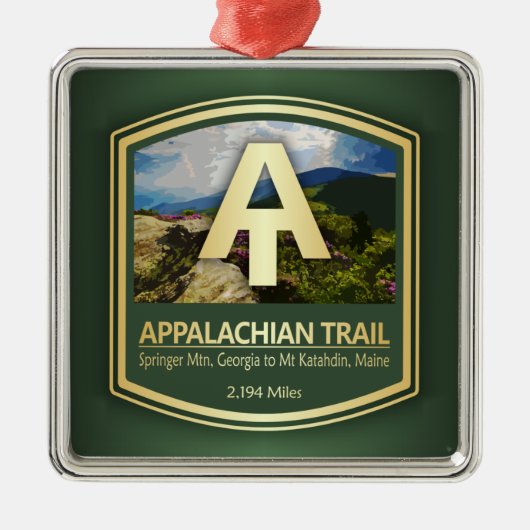 Appalachian Trail (PF) Metalen Ornament (Voorkant)