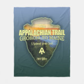 Appalachian Trail (pijlpunt) Fleece Deken (Voorkant)