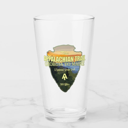 Appalachian Trail (pijlpunt) Glas (Voorkant)