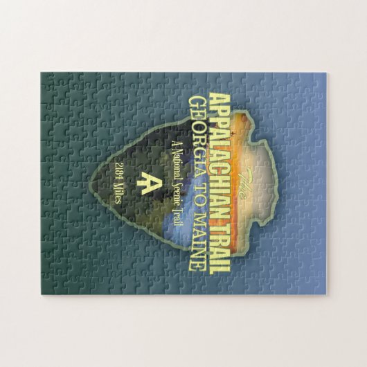 Appalachian Trail (pijlpunt) Legpuzzel (Horizontaal)
