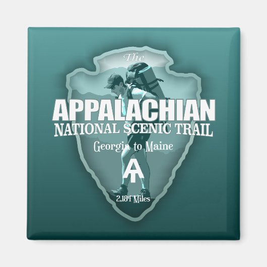 Appalachian Trail (pijlpunt T) Magneet (Voorkant)