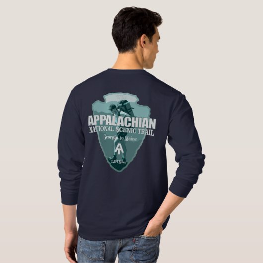 Appalachian Trail (pijlpunt T) T-shirt (Achterkant volledig)
