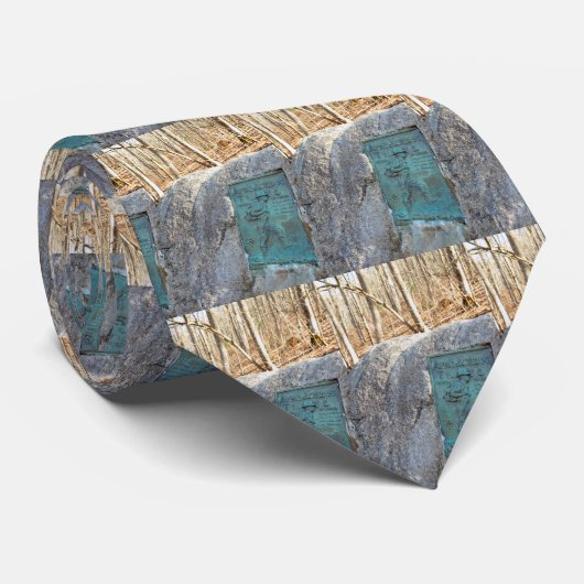 Appalachian Trail Plaque Unicoi Gap GA-Stropdas Stropdas (Opgerold)