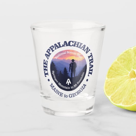 Appalachian Trail (rd2) Shot Glas (Voorkant)