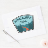 Appalachian Trail Rechthoekige Sticker (Envelop)