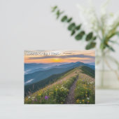 Appalachian Trail Reizen Briefkaart (Staand voorkant)