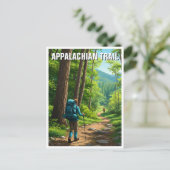 Appalachian Trail Reizen Briefkaart (Staand voorkant)
