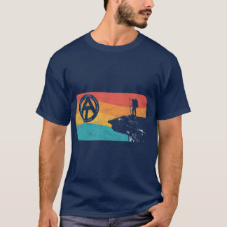 Appalachian Trail Retro McAfee Knob Hiking T-shirt