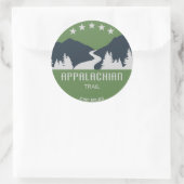 Appalachian Trail Ronde Sticker (Tas)
