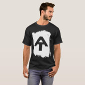 Appalachian Trail Souvenir Map Hiking Appalachia T-shirt (Voorkant volledig)