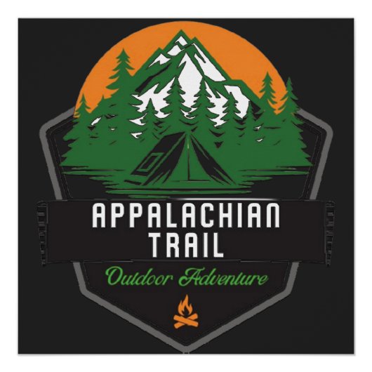 Appalachian Trail Summer Edition Perfect Poster (Voorkant)