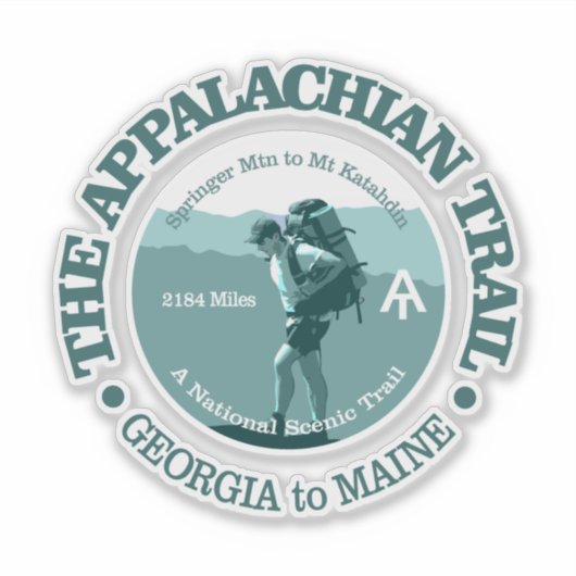 Appalachian Trail (T) Sticker (Voorkant)