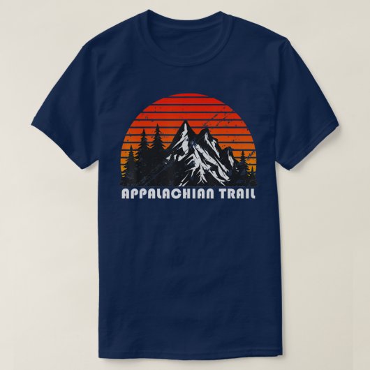 Appalachian Trail Thru Hike Backpacking Hiking T-shirt (Design voorkant)