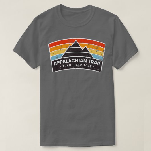 Appalachian Trail Thru Hiker 200 jaar Georgië tot  T-shirt (Design voorkant)