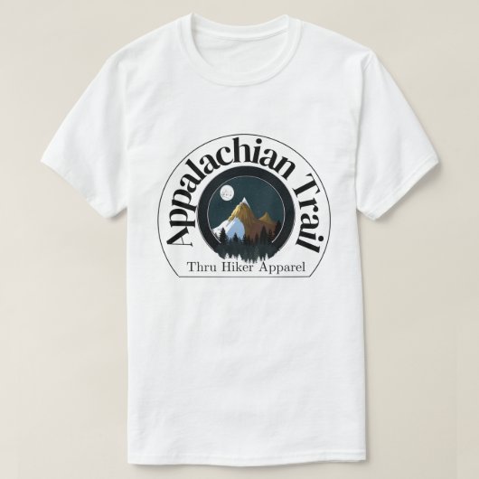 Appalachian Trail Thru Hiker Apparel T-shirt (Design voorkant)