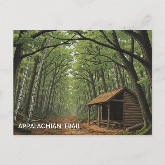 Appalachian Trail Travel Briefkaart (Voorkant)