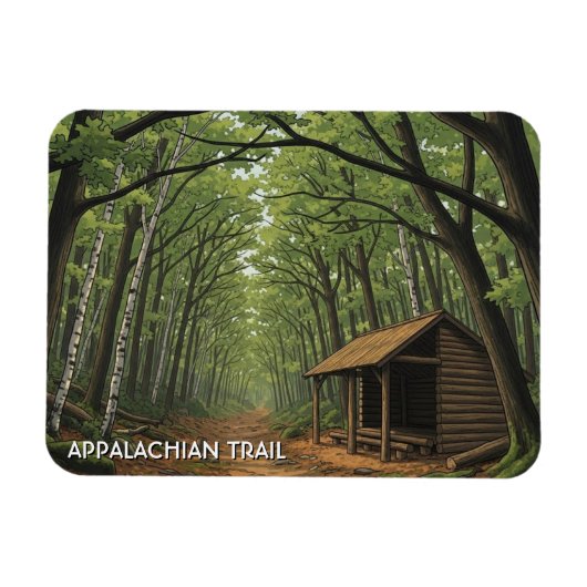 Appalachian Trail Travel Magneet (Horizontaal)