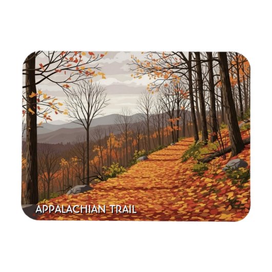 Appalachian Trail Travel Magneet (Horizontaal)