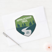 Appalachian Trail Vierkante Sticker (Envelop)