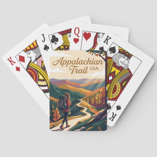 Appalachian Trail VS Pokerkaarten (Achterkant)
