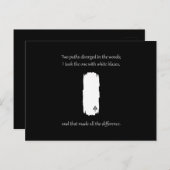 Appalachian Trail White Blaze Paths Diververs Briefkaart (Voorkant / Achterkant)