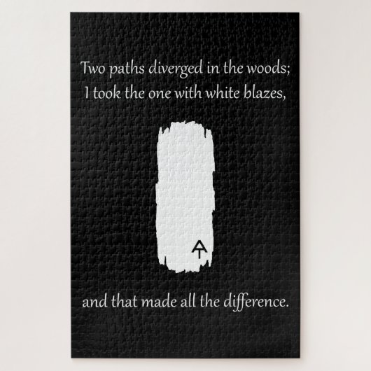 Appalachian Trail White Blaze Paths Diververs Legpuzzel (Verticaal)