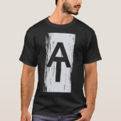 Appalachian Trail White Paint AT Trail Marker desi T-shirt (Voorkant)