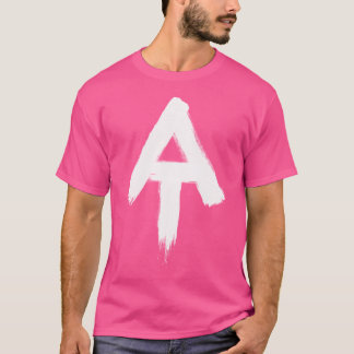 Appalachian Trail wit geschilderd vuur bij symbool T-shirt