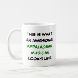 appalachine musicus, geweldige koffiemok