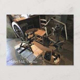 Appalachisch thuisleven bij Mabry Mill, Virginia P Briefkaart