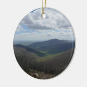 Appalachische bergen in de lente keramisch ornament (Links)