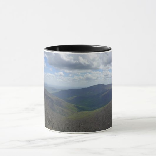 Appalachische bergen in de lente mok (Midden)