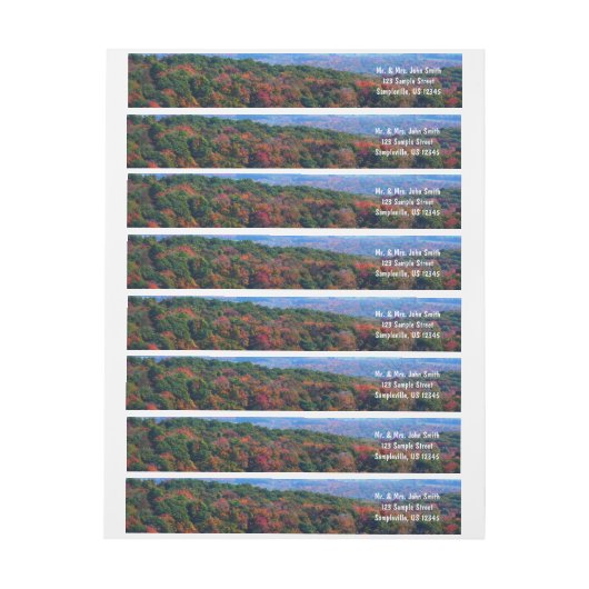 Appalachische bergen in Herfst (Vel)