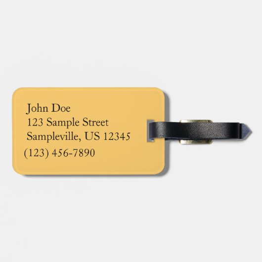 Appalachische bergen in Herfst Bagagelabel (Achterkant horizontaal)