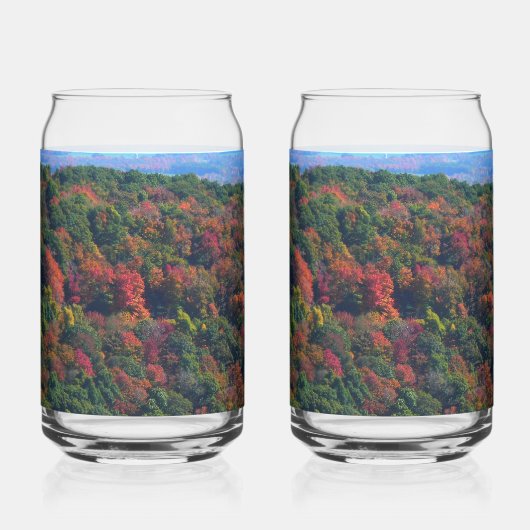 Appalachische bergen in Herfst Blikvorm Glas (Voorkant)