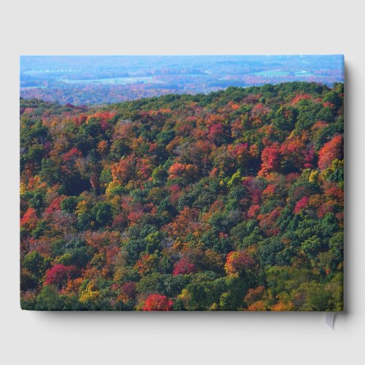 Appalachische bergen in Herfst Gastenboek (Achterkant)