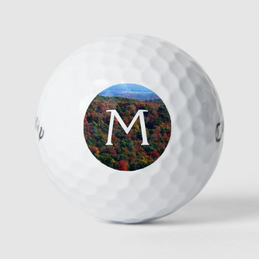 Appalachische bergen in Herfst Golfballen (Voorkant)
