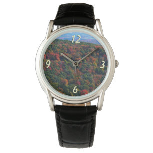Appalachische bergen in Herfst Horloge