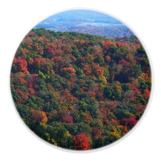 Appalachische bergen in Herfst Keramische Knop (Voorkant)