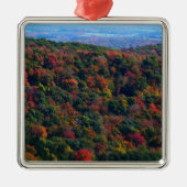 Appalachische bergen in Herfst Metalen Ornament (Voorkant)