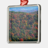 Appalachische bergen in Herfst Metalen Ornament (Links)
