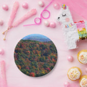 Appalachische bergen in Herfst Papieren Bordje (Feest)