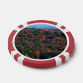 Appalachische bergen in Herfst Poker Chips (Enkel)